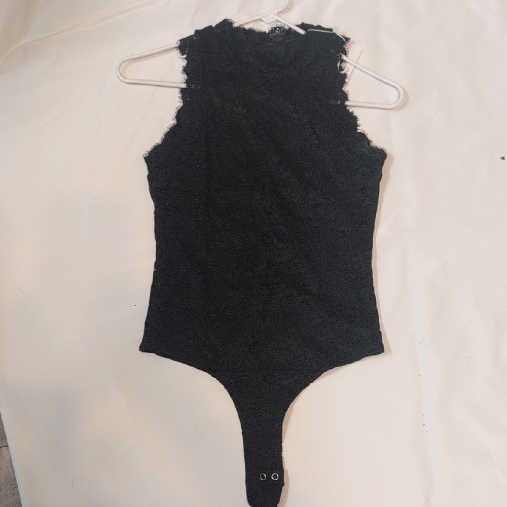 ReoRia Black Lace Bodysuit